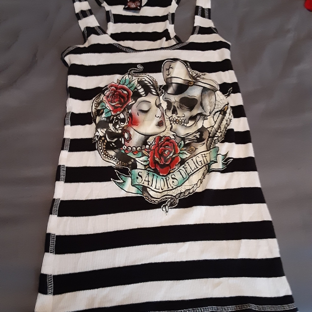 Lucky 13 racer back tank